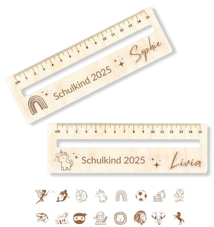 Happy Bumblebee® Lesehilfe Personalisiert Einschulung – Ideales Einschulungsgeschenk für Jungs & Mädchen - Geschenke zur Einschulung, Schulanfang, Geschenke zum Schulbeginn, Lesehilfe Kinder