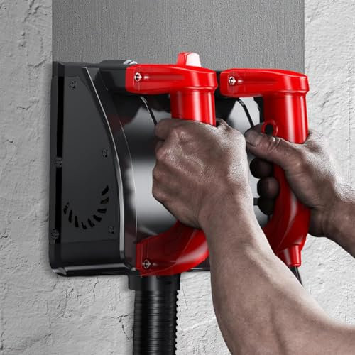 Mcamgiczin Cepilladora de Pared eléctrica, 1680 W, fresadora de Limpieza y muros, 4000 RPM, lijadora de hormigón, fresadora de hormigón