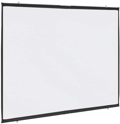vidaXL Beamer Leinwand Wandhängend 84 Zoll 4:3