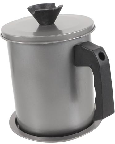 TOPPERFUN Contenedor Aceite Grasa Recipiente Filtro Aceite Recipiente Almacenaje