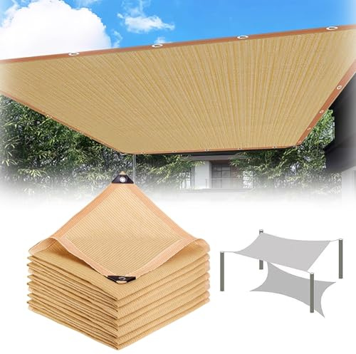 Generico Rete ombreggiante, 3x3, 0m, 4x6m, 4x8m, 6x8m Telo ombreggiante | Rete ombreggiante, 3x3, 0m, 4x6m, 4x8m, 6x8m Telo ombreggiante, 90% Tasso Di Ombreggiatura, Rete Telo(3 x 6 m)