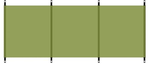 ZYFHYU Pantalla contra el Viento de Playa Varilla de Soporte y Cuerda Cortavientos for Camping, Accesorios Plegables Ligeros Tela Oxford for Actividades al Aire Libre, Picnic Barbacoa(Green) no Pole