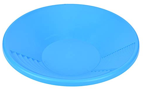 PLASTICA BLU GOLD PAN DOPPI RIFFLES UTENSILE LAVAGGIO ORO DRAGAGGIO ESTRATTIVO PORTATILE LEGGERO RESISTENTE AREE REMOTE DI MONTAGNA