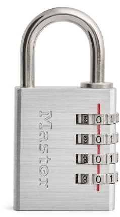 Master Lock 643D Set Your Own Cadenas à combinaison Noir/argenté