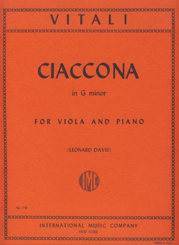 VITALI - Chacona en Sol menor para Viola y Piano (Davis)