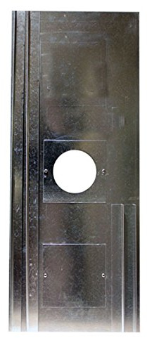 ChimFit Chimney Register Closure Plate 1000mm x 400mm With Inspection Hatch & 6 Centre Hole