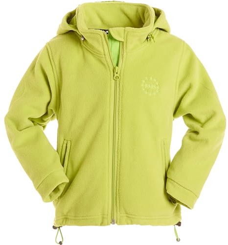 BMS Kinder Windsmoother Kids Kapuzen-Jacke Limette-152