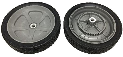 Agri-Fab Craftsman 40987 - Juego de 2 ruedas y neumáticos para barredora de césped
