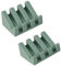 Ygapuzi Plato de jabón de Silicona para Ducha con Drenaje, cascadas oblicuas, estantes de jabón, bandejas, Almohadilla para lavarse Las Manos, baño Accesorios (Verde Ecológico)