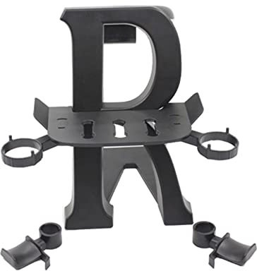 Szaerfa Soporte de Pantalla VR para Pico 4,Soporte de Almacenamiento para Auriculares de Realidad Virtual y Controlador,Accesorios VR,Colgador de Escritorio para Gafas VR (Negro)
