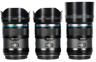 Sirui Sniper f/1.2 Autofocus 3-Lens Kit (E Mount, Black)