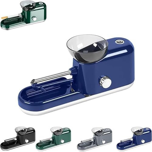 The Za Machine, Portable Herb Grinder 8mm Tube, Za Rolling Machine, The Za Roller, Electric Cigarette Rolling Machine, 2024 New TheZaMachine, Electric 6.5mm/8mm Za Rolling Machine (Blue,6.5/8mm)