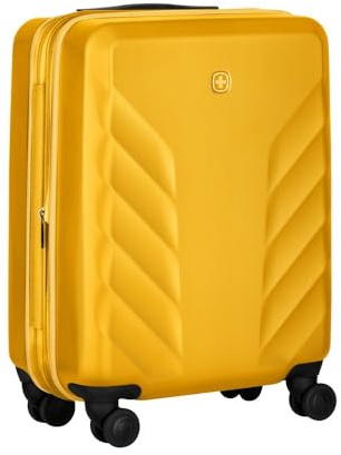 WENGER Motion S Handgepäck Koffer, 36/43 l Erweiterbar, Hartschale | Leichter Kabinenkoffer für Reisen und Kurztrips mit 4 Doppelrollen, TSA-Zahlenschloss und 54 x 40 x 20 cm Maßen.
