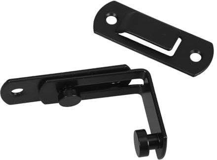iplusmile 1set Serratura Per Scorrevole Carbonio Chiusura Per Per e Recinzioni Facile Installare Resistente e