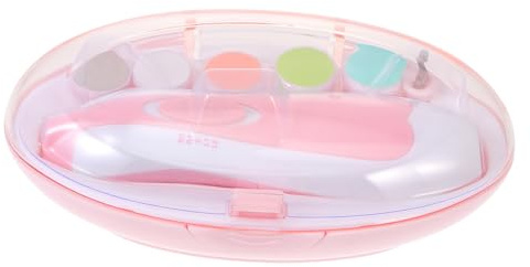 1 Lima Eléctrica Para Cutículas De Manicura Para Niños Y Niñas Cortauñas Eléctrico Para Niños Compacto Y Seguro Para Las Manos Del Bebé.
