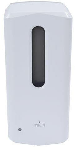 Susoso Distributore automatico disinfettante, 1000 ml, fissaggio a parete, dispenser di sapone con sensore, modalità doppia alimentazione per luoghi pubblici come uffici, bianco