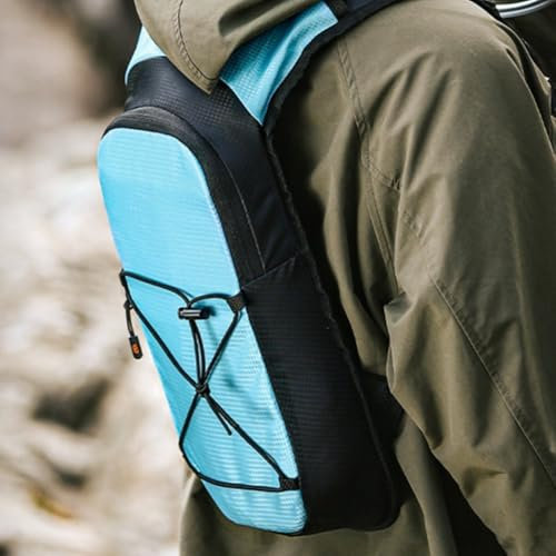 Sac à dos de randonnée avec système d'hydratation isotherme et 1 porte-bouteille d'eau de 5 L (violet)