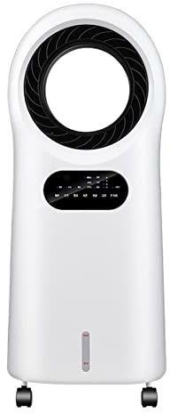 Mini aire acondicionado – Ventilador de refrigeración sin hojas con refrigeración por agua, control remoto, enfriador portátil móvil para el hogar y la oficina