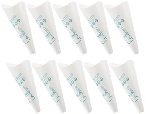 CIYODO Embudo Urinario Femenino Desechable de Papel, 12 Unidades, Portátil y Conveniente para Mujeres y Embarazadas, Adecuado para Camping, Senderismo y Actividades al Aire Libre