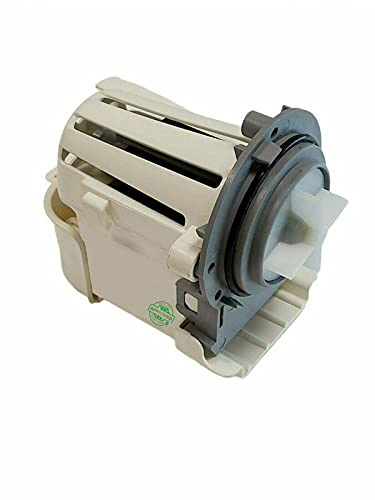 ASKOL fits WHIRLPOOL KENMORE DUET WASHER WATER PUMP MOTOR Mod: M75 461970228511 ONLY MOTOR, 4 Blades included, Same block terminal, rubber ring included,
