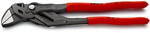KNIPEX Tångnyckel Tång- och skruvnyckel i ett verktyg i SB-förpackning med ett halkfri plastöverdrag, 86 01 250 SB