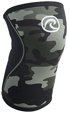 Rehband Kniebandage Kraftsport, Kniestütze für Cross Fit & schweres Training, Knee Sleeve aus 5 mm Neopren, in vielen Farben & Größen, Unisex