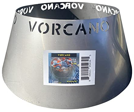 LavaLock Vorcano Accessoire pour barbecue au charbon de bois Weber Kettle, BGE, KAMADO – Taille moyenne