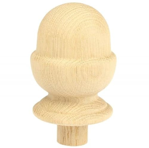 Jackson Woodturners Oak Acorn Newel Cap 90mm