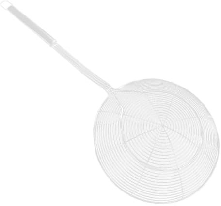 ABOOFAN Edelstahlsieb Mit Griff Zum Abtropfen Von Lebensmitteln Küche Pasta Spaghetti Nudeln Hitzebeständig Und Ergonomisch Geformt