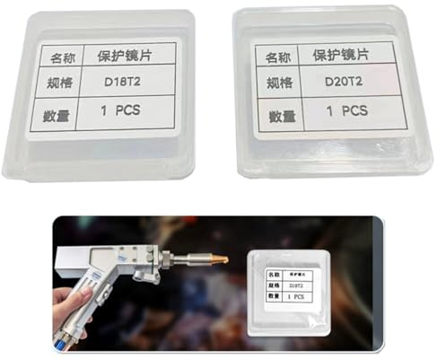 Palmare fibra di Saldatura laser di Protezione Lente Finestra 18x2/20x2 / 20x3 / 20x4mm Saldatore Lente di Protezione per WSX teste di Saldatura (20x2mm)