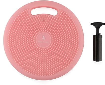 BK 2.0 Balance Cushion – Orthopädisches Gleichgewichtskissen für gesunde Körperhaltung – Ergonomisches Sitzkissen fürs Büro, Home Office & Schule – Balance Trainer inkl. Luftpumpe – 33 cm