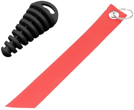 Tappo di lavaggio scarico silenziatore, tappo di lavaggio, tappi per tubo di scarico in gomma, tappo di scarico per moto impermeabile con portachiavi, per rimuovere l'avviamento del motore
