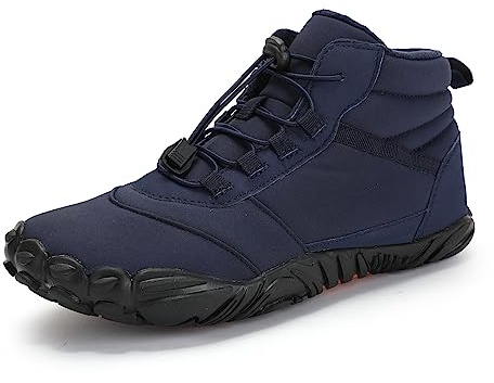 Polar - Non-Slip & Water-Resistant Winter Barefoot Shoes (Unisex) Purestep (6,Blue)
