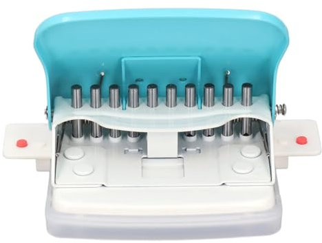 Bindegeräte Papierbindungsmaschine Handheld tragbarer Spiralbindemittel A4 A5 A6 A7 Spulenbuch Round Hole Puncher School Haus fach Locher
