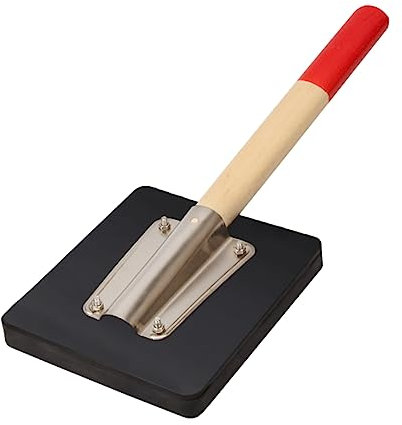 DIYEAH Marteau en caoutchouc claquettes maillet de pavage outils de carreaux carrelage pavage clapper board outil de carrelage Bois d'hévéa Black