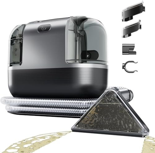 22Kpa 600W Polsterreiniger Gerät für Teppich Waschsauger für Polster & Auto Flecken Nasssauger Polsterreiniger Sofa Reinigungsgerät Polstersauger Couch Reiniger Gerät Teppichreiniger Wischsauger