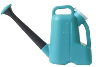 Outanaya 1Pièce Arrosoir Plastique avec Long Bec et Couvercle Outil de Jardinage pour Fleurs Capacité Facile à Verser Bleu