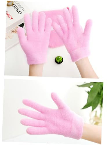 IWOWHERO Guantes Hidratantes de Algodón, Guante Blanqueador Reutilizable para Manos Secas y Ásperas, Adecuado para Cuidado Diario y Obsequio en Navidad