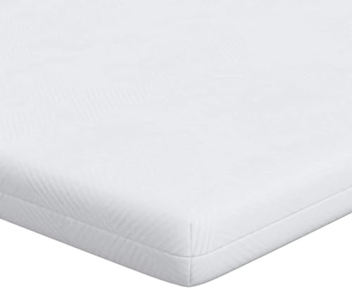 vidaXL Guanciale Bianco 80 x 200 cm Schiuma Memory in Gel, Sottopiano per Letto Tutto L'Anno, guanciale Gel Moderno, Memory Foam, Accessorio per Un Sonno Top