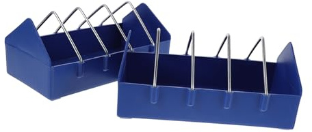 BESPORTBLE 4pièces Mangeoire à Pigeons Distributeur Oiseaux Compartiment Amovible Bol De Nourriture pour Volaille Abreuvoir pour Pigeons Cailles Poussins