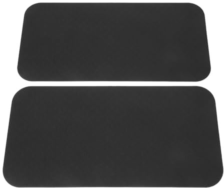 KESYOO Kniekissen für den Garten, 2 Stück, schwarz, 34 x 17 x 0,6 cm, wasserdicht, rutschfest, leicht, für Gartenarbeit, Yoga, Bad und Außenarbeit