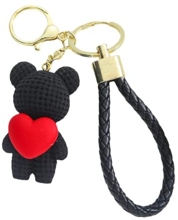 Bag Keychain Bear, Bear Nyckelringar 3D Ornament Pendant Keychain Mini | -tema Förtjusande kul Dekorativ Söta tillbehör Barnfestfavoriter för handväska Väska Charmhänge