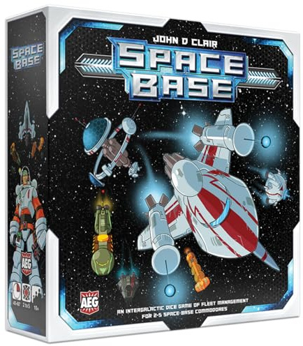 AEG Space Base | Space Exploration Engine Building Interactive Family Dice Game | Blend of Strategy & Luck | Easy to Learn | 2-5 Players | Ages 10+