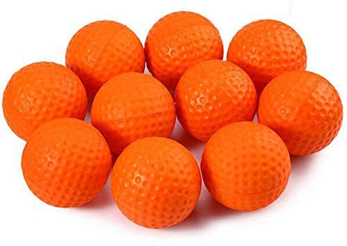 Kofull Palline da golf in schiuma di poliuretano per interni ed esterni, palline da allenamento per bambini, giocattolo per animali domestici, 24 pezzi, colore: arancione