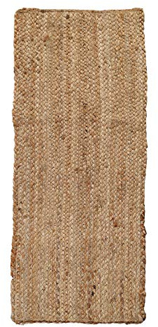 THE BEER VALLEY Jute Braided Table Runner, Natural, 13x36 Inches