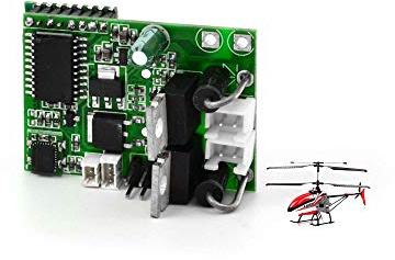 HIMOTO HSP Original 2.4GHz Receiver-Platine MJX für u. a. F39 und F639 RC Hubschrauber-Modell, PCB Board Empfänger Einheit, Ersatzteil