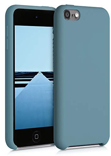 kwmobile Schutzhülle kompatibel mit Apple iPod Touch 6G / 7G (6. und 7.Generation) - Hülle Silikon gummiert - Cover Case in Arctic Night