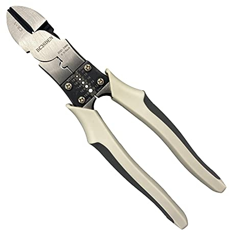 BOOSDEN Seitenschneider,Kraftseitenschneider,Electronic Super Knips,Seitenschneider Elektronik,Seitenschneider groß für Elektro Kabel(8Zoll/20cm)