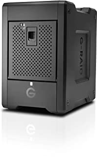 SanDisk Professional G-RAID 24 TB SHUTTLE 4 - Disco rigido esterno trasportabile di classe Enterprise 4-bay; Thunderbolt 3 e USB-C; hardware RAID; velocità di lettura fino a 1.000 MB/s