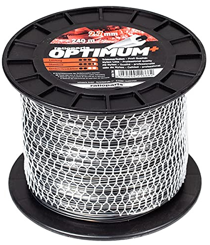 Ratioparts Optimum Nylonfaden 2,7 mm 240 m Trimmerfaden 5-Kant Mähfaden